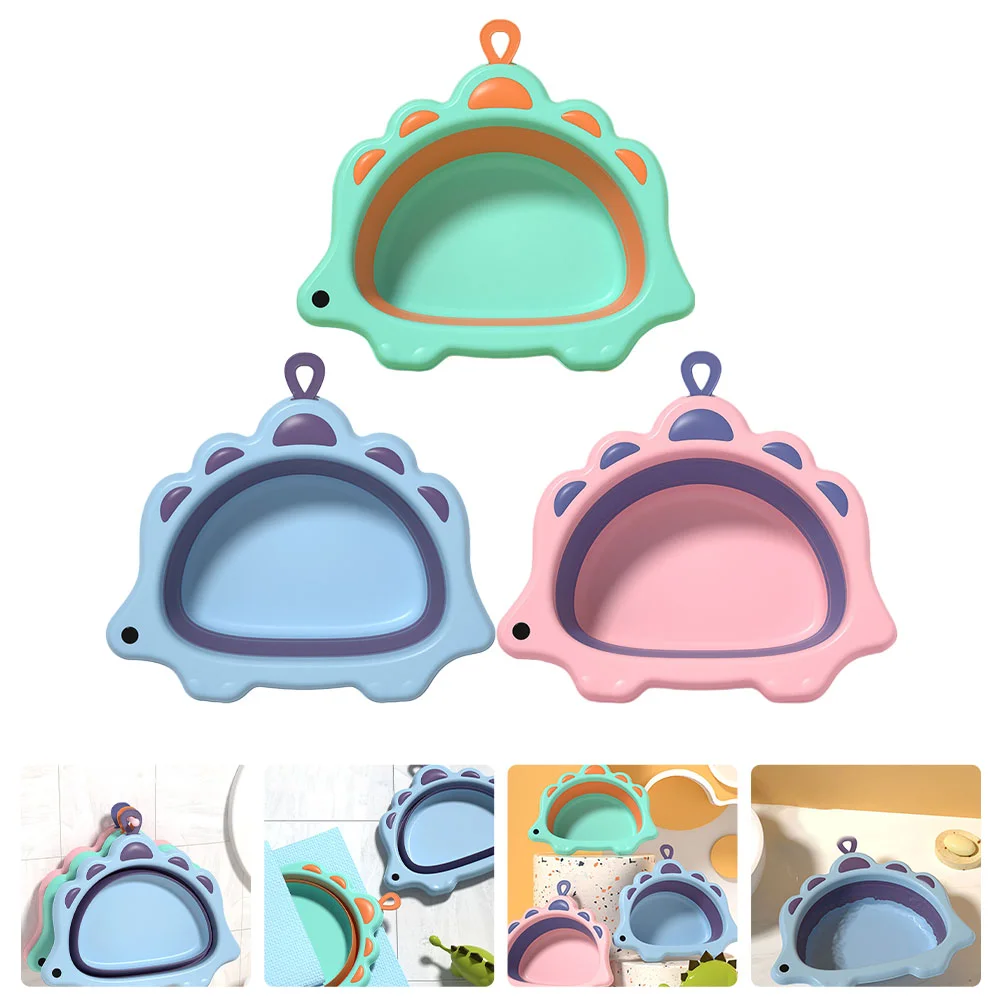 

Basin Wash Washing Tubfor Dish Washbasin Cartoon Collapsible Lightweight Folding Camping Portable Kids Washbasins Newbornhome