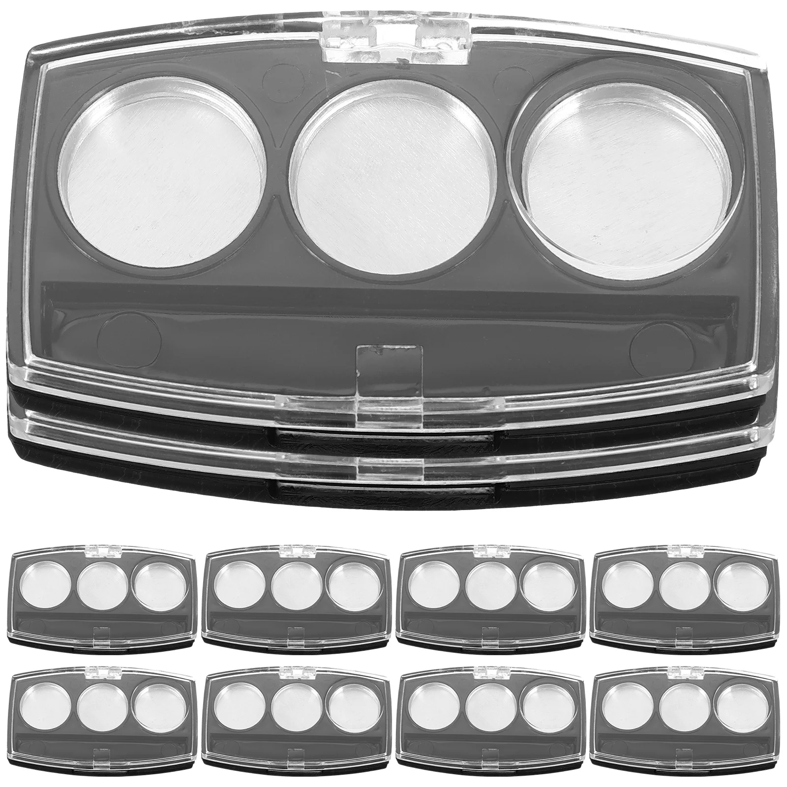 10 шт. палитра коробки для теней век пустой лоток макияжа консилер-органайзер