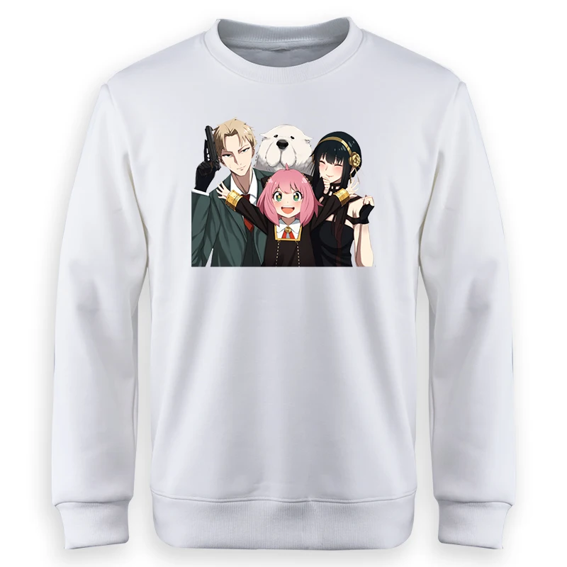 

Anya Anime Spy X Family Hoodies Kawaii Cartoon Mens/Women Sweatshirt Couple Sweater Hip Hop Fashion Fashion Sportswear Pullover