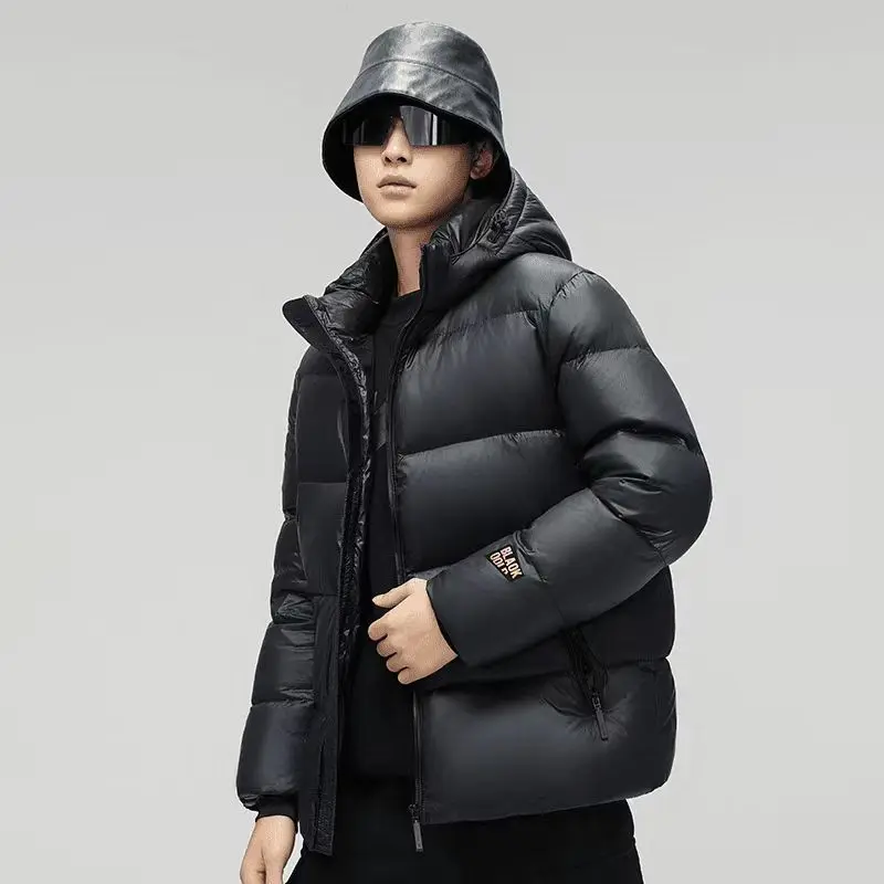 Куртка короткая хлопковая для мужчин и женщин модное свободное утепленное