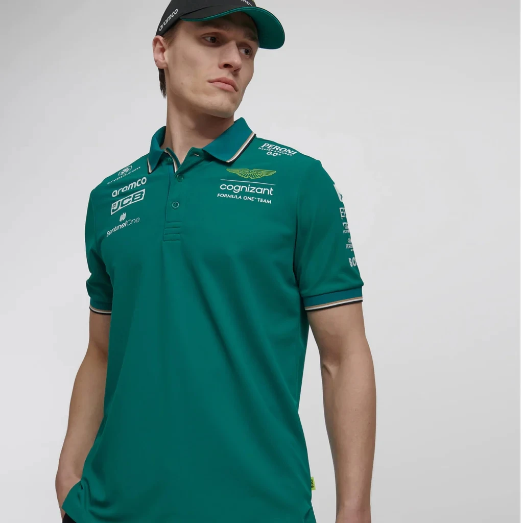 

Aston Martin F1 2023 мужская модель Футболка Поло для команды гонщиков Aston Martin Polo Формула 1 рубашка гоночная рубашка фанатский Топ мотоциклетная одежда