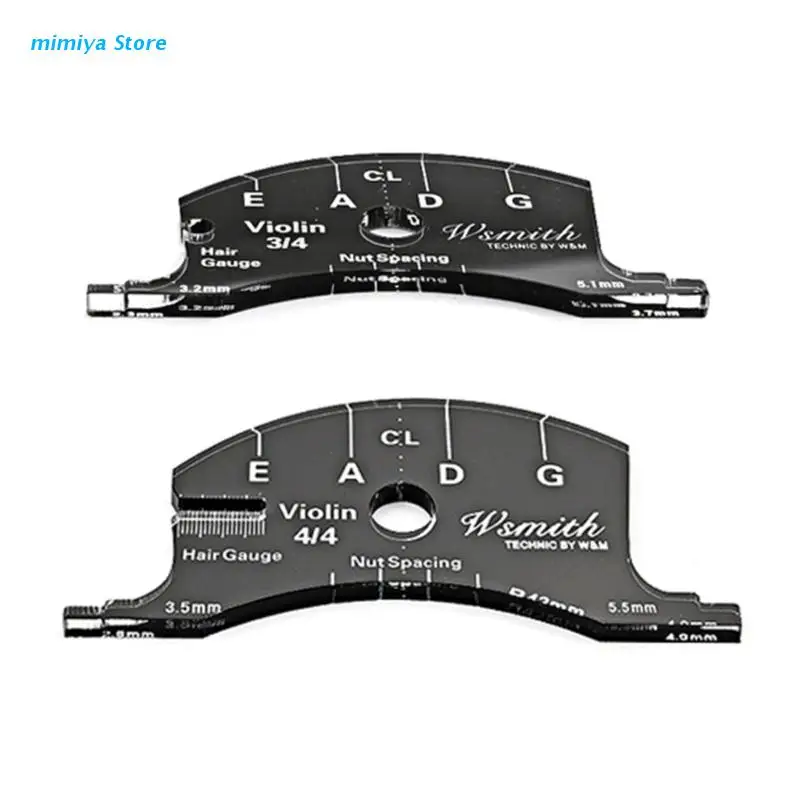 

Viola-Cello-Bass Bridges Repair Reference Tool 3/4 4/4 Fingerboard Scraper Tool