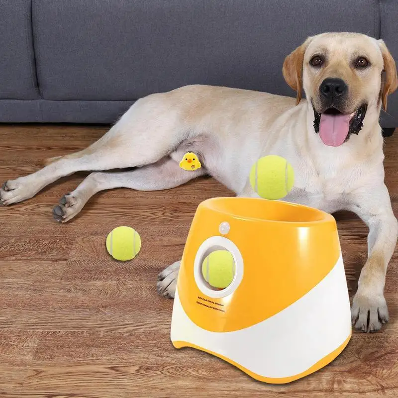 

Dog Ball Launcher Dog Automatic Throwing Machine Toy Tennis Launcher Pet Ball Throwing Device For Dogs Pet Tools And Accessory