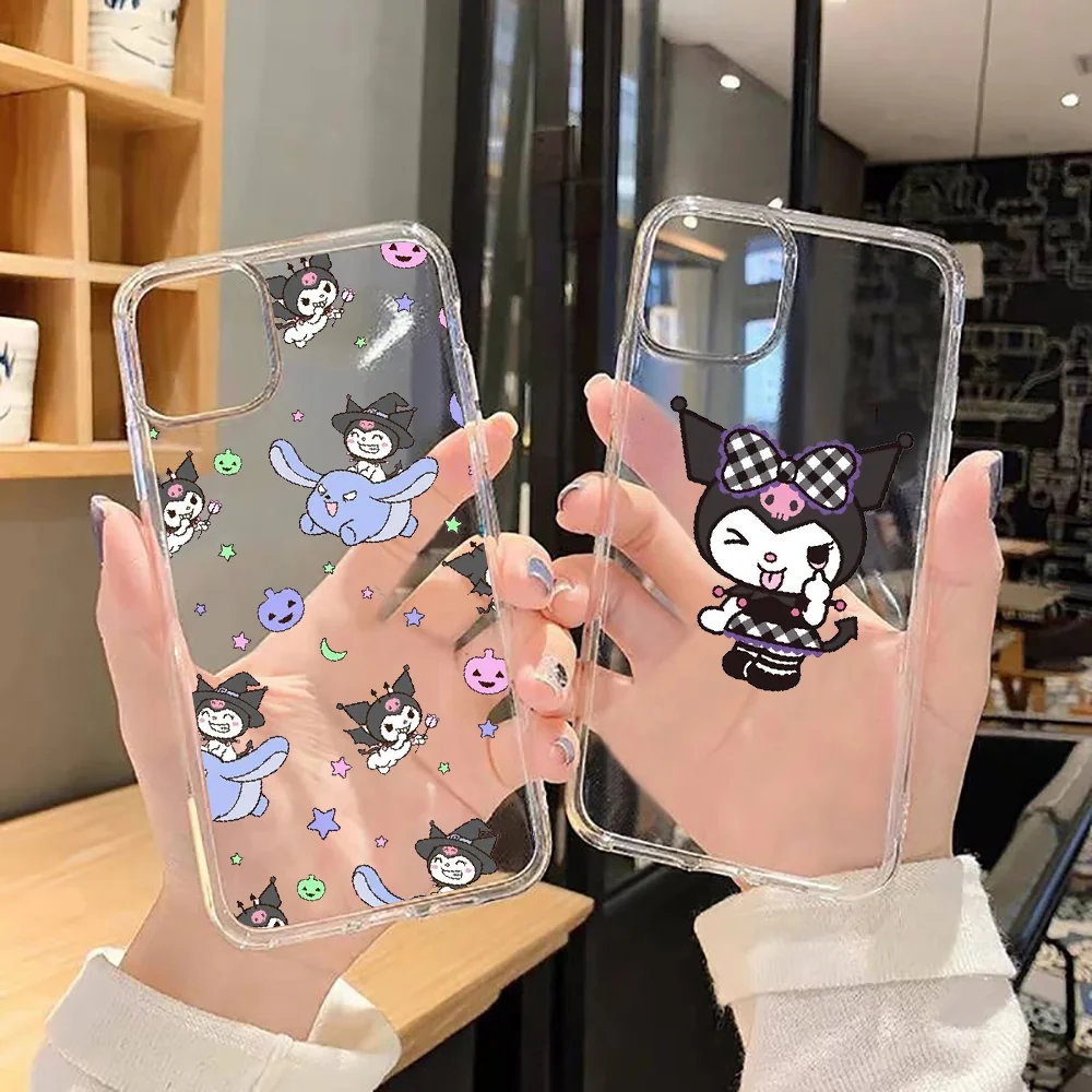 

Прозрачный чехол Kuromi для Xiaomi Redmi Note 7 7A 8 8T 9 9A 9S 10 K30 Pro