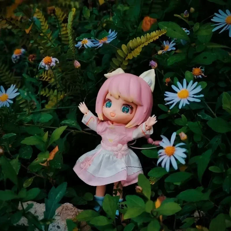 Aiye глухая коробка красочная парча 1/12 подвижная Bjd таинственная игрушки кукла