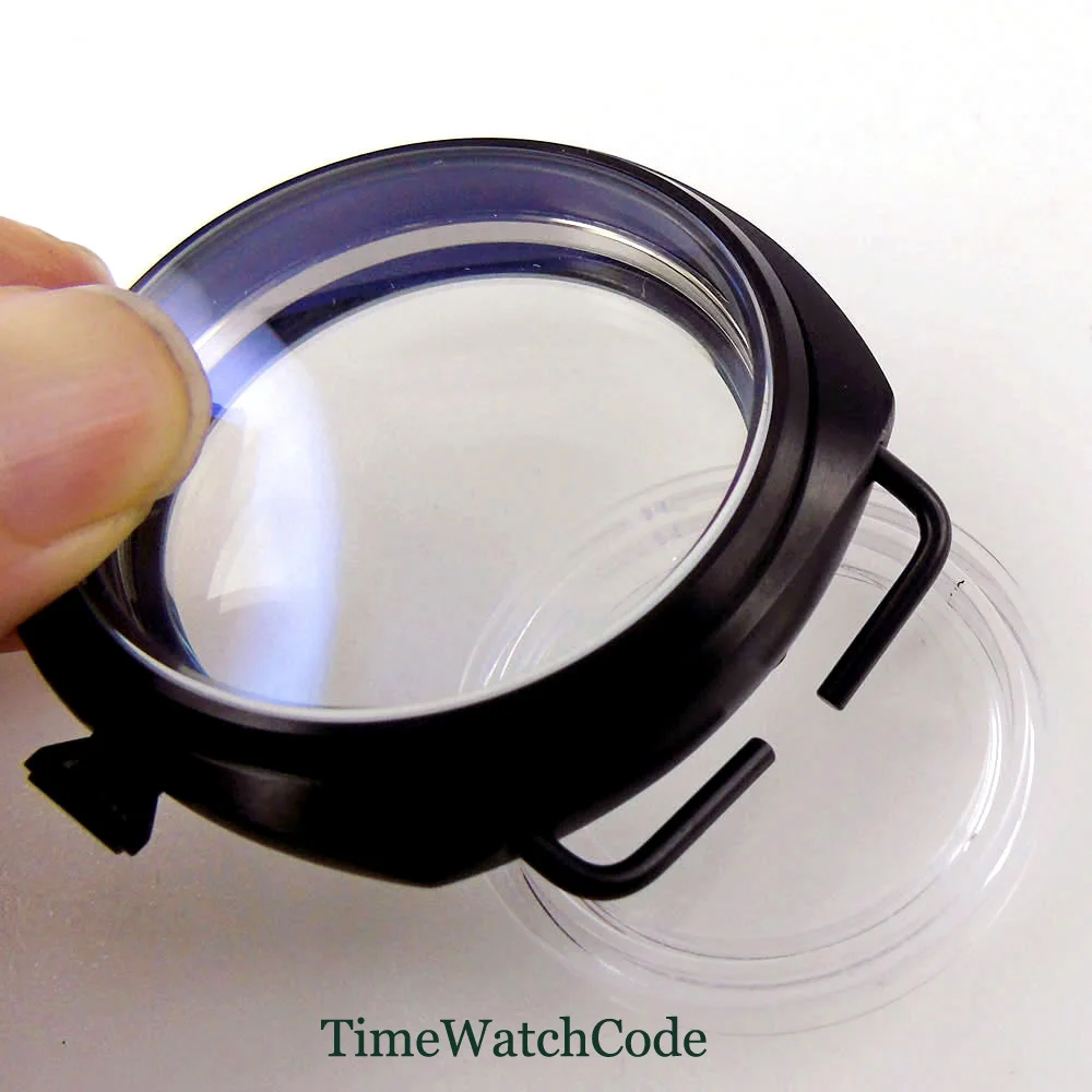 Чехол женский стерильный черный прозрачный чехол-накладка с ручками 47 мм ETA 6497