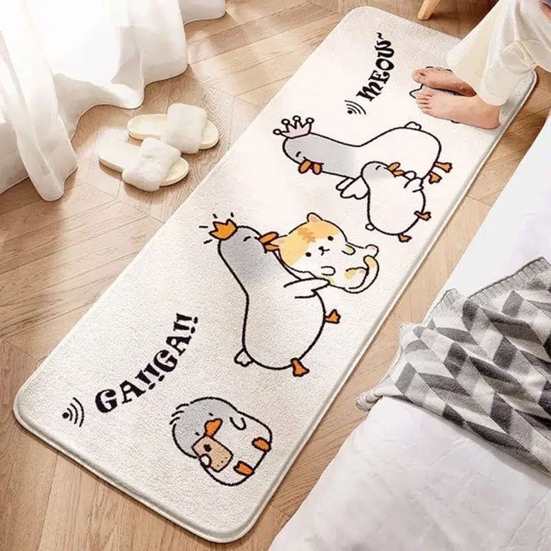 

Мультяшный коврик для спальни, домашний нескользящий коврик, декоративный дверной коврик, Домашний напольный коврик
