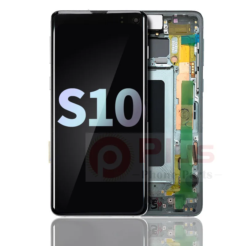 

OLED Display With Frame Replacement For Samsung Galaxy S10 (Service Pack) (Prism Green)