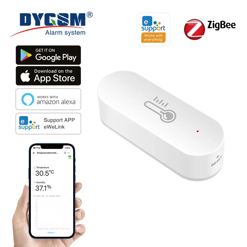 

DYGSM Ewelink ZigBee датчик температуры и влажности