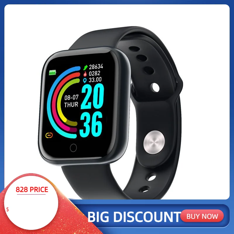 

Y68 Smart Watches D20 Fitness Tracker Blood Pressure Smartwatch Heart Rate Monitor Bluetooth Wristwatch For IOS Android