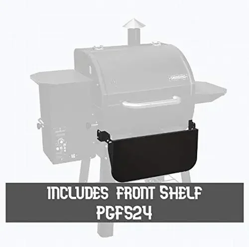 PG24MZG SmokePro Slide Smoker со складной передней полкой гриль на древесных гранулах