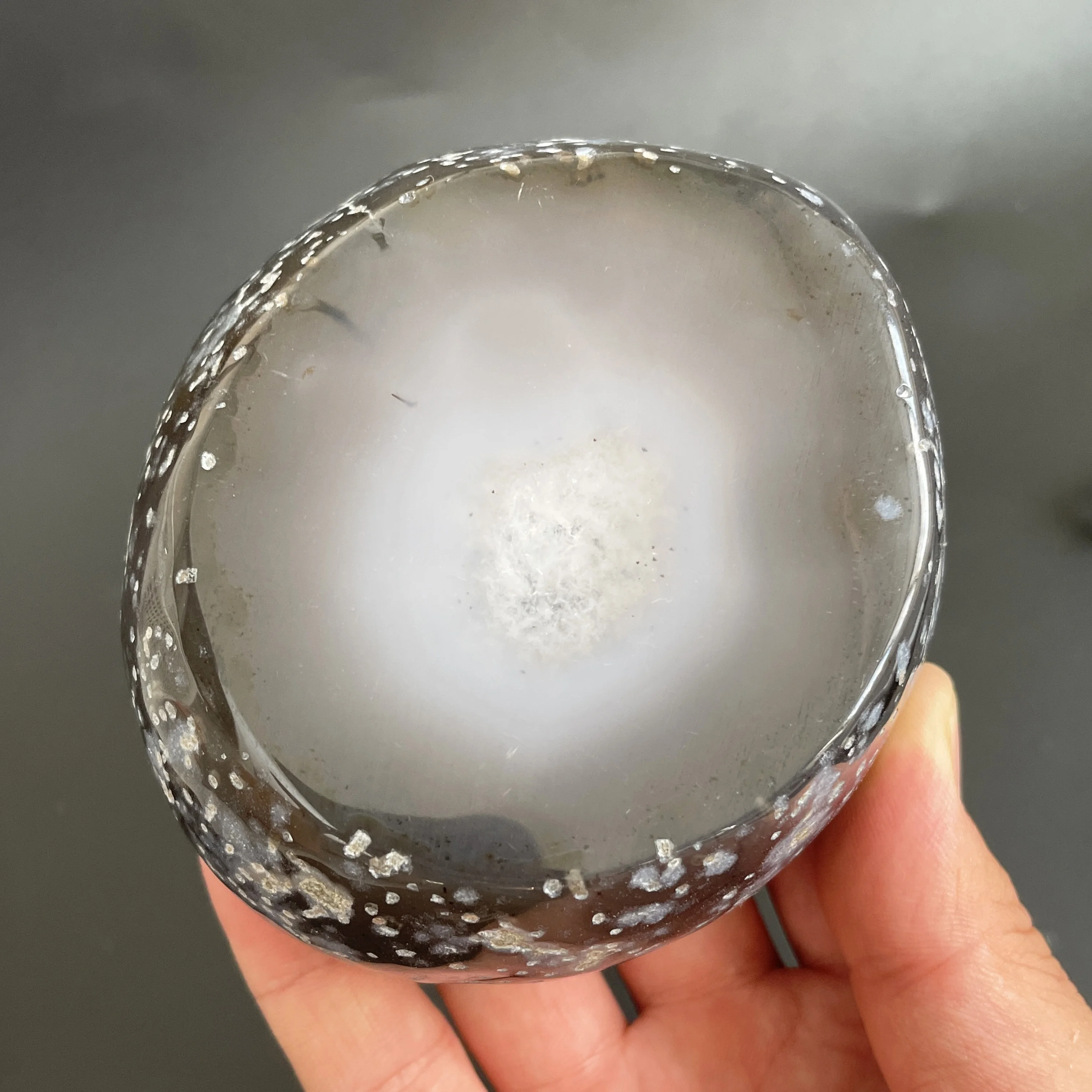 660 г натуральный грубый полированный кварцевый лечебный камень из желчного агата