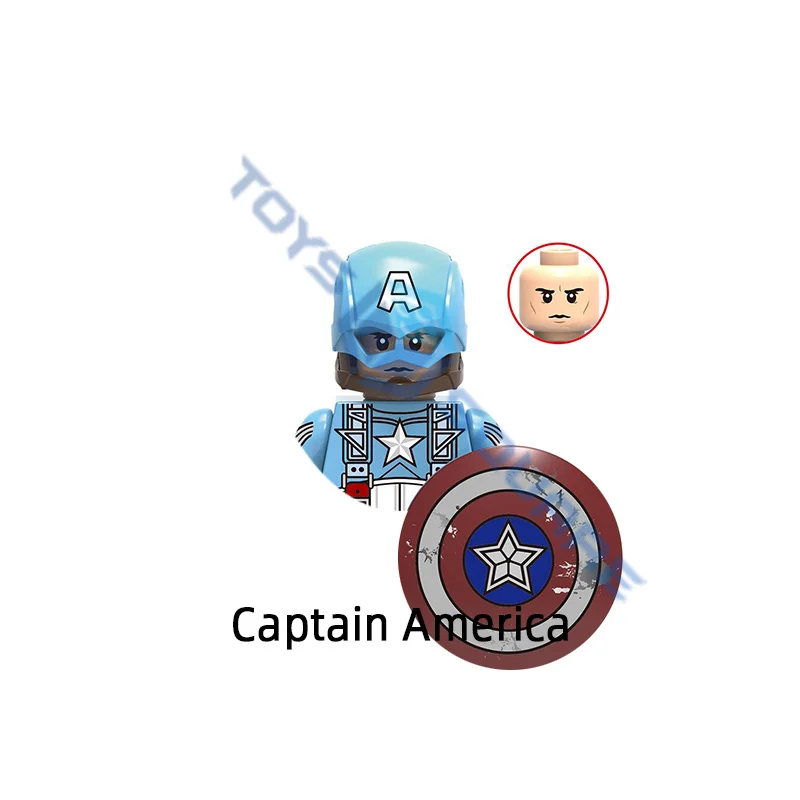 Модель Капитана Америка строительные блоки кубики MOC набор подарков игрушки для