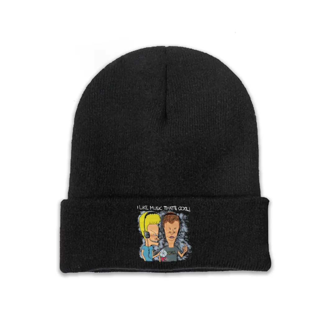 

Knit Hat Winter Warm Beanie Caps Rock5 Men Women Fashion Casual Bonnet