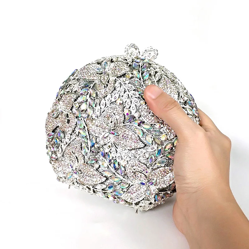 Классические женские вечерние Роскошные клатчи с бриллиантами винтажные