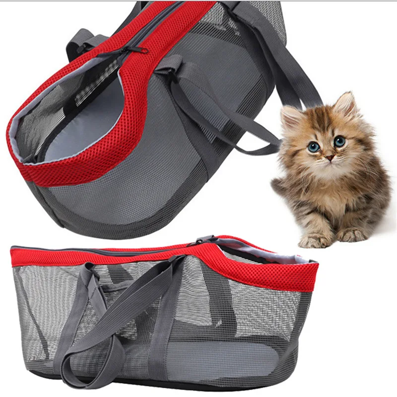 

Youpin Cat Walking Bag Large Capacity Tote Cat Bag Portable Foldable Cat Bag Pets Under 6kg Cat Dog Net Bag