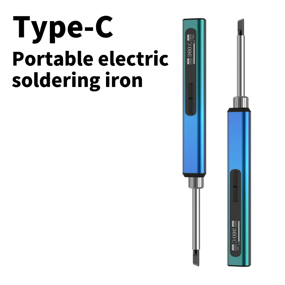 

Adjustable Temperature Portable Electric Soldering Iron 65W Mini Welding Repair Bench PD/QC Hot Pen Tip Repair Tool