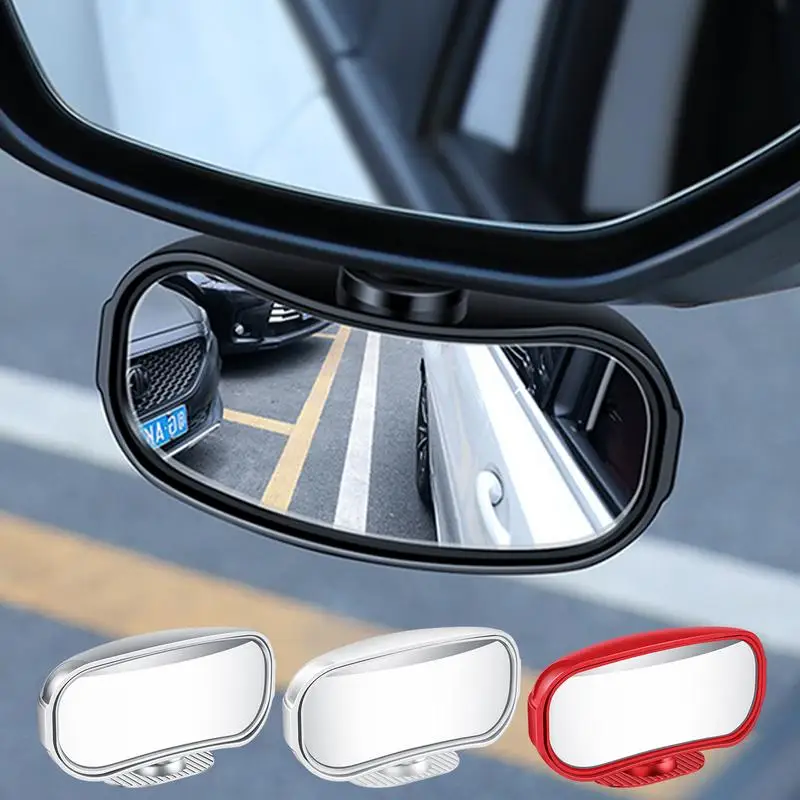 

Выпуклое зеркало для слепых зон с рамкой, широкоугольное регулируемое Автомобильное Зеркало для слепых зон с углом обзора 360 градусов, вспомогательное Автомобильное Зеркало для безопасности