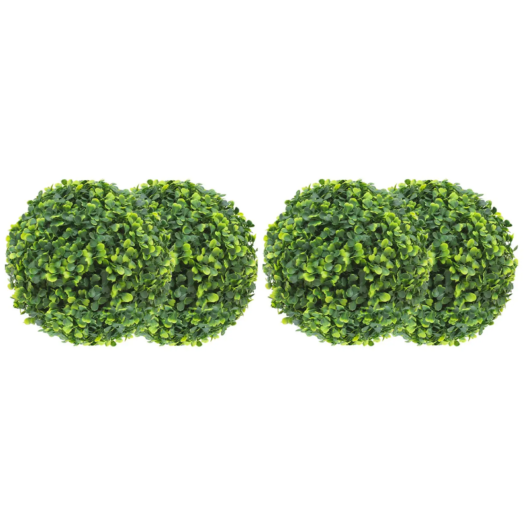 

4 PCS 11 Inch Artificial Plant Topiary Ball Faux Boxwood Decorative Balls For Backyard,Balcony,Garden,Wedding Decor