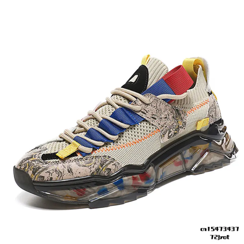 

New Casual Sneakers Men Fashion Running Shoes Outdoor Walking Footwear Breathable Gym Training Sneakers Size 39-46