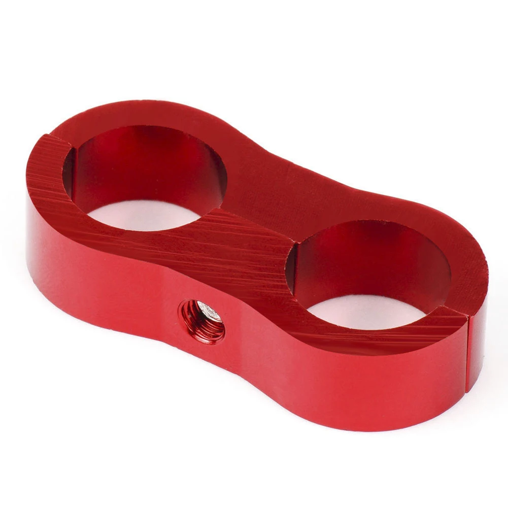 

4Pcs AN4 AN6 AN8 AN10 Hose Separator Clamp Aluminum Alloy Billet Fuel Line Mounting Clamp Hose Fitting For Oil Brake Water Line