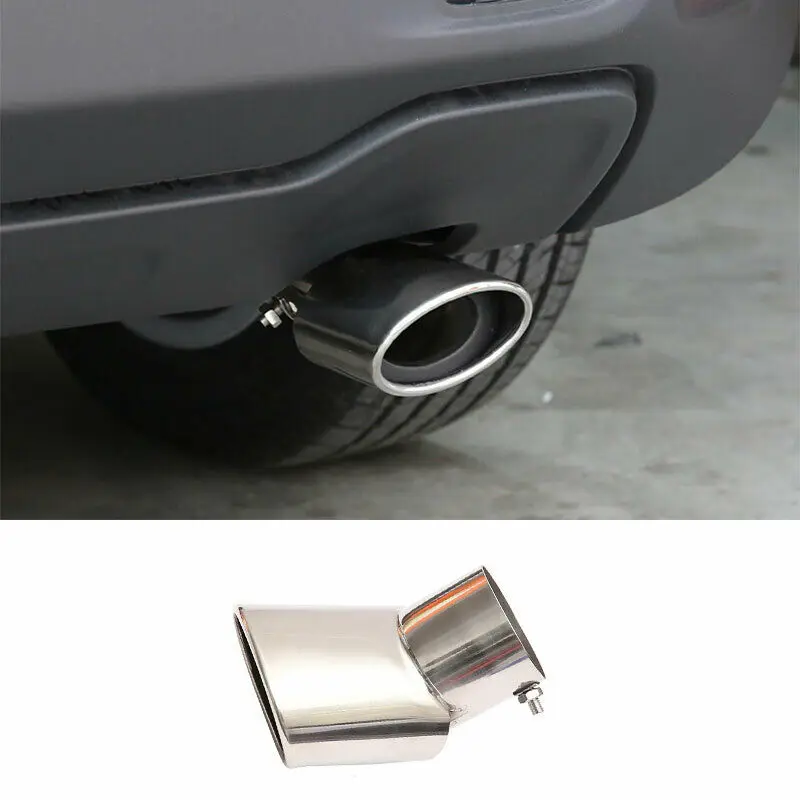 

Наконечник глушителя выхлопной трубы заднего хвоста для Jeep Renegade 2015-2020, хромированная сталь, 1 шт.