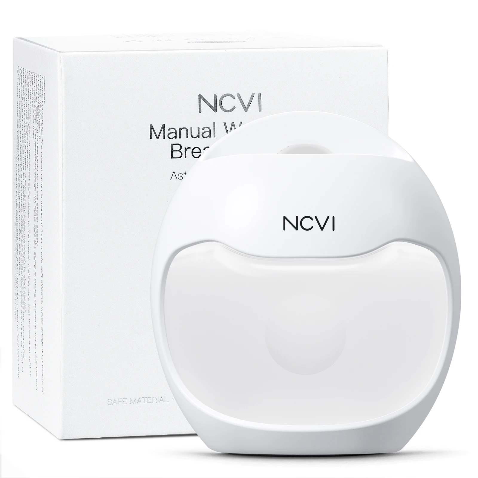 NCVI Manual Wearable Breast Pump | Breastmilk Collector, Hands-Free & Portable, Natural Expression, Breast Feeding Essentials |