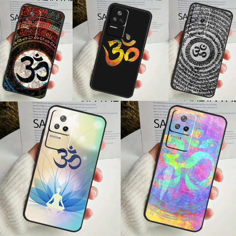 Чехол Aum Om с символом йоги чехол для фитнес-зала Xiaomi 13 14 Ultra 11T 12T 13T Pro 12 Lite POCO X6 M6 X3 X4 X5