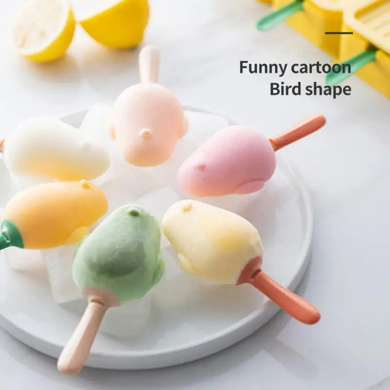 

Cute Bird Shaped Ice Cream Cake Mold 2023 Cake Mould For Summer Party Silicone Reusable Cartoon Ice Cream Mold Wholesale