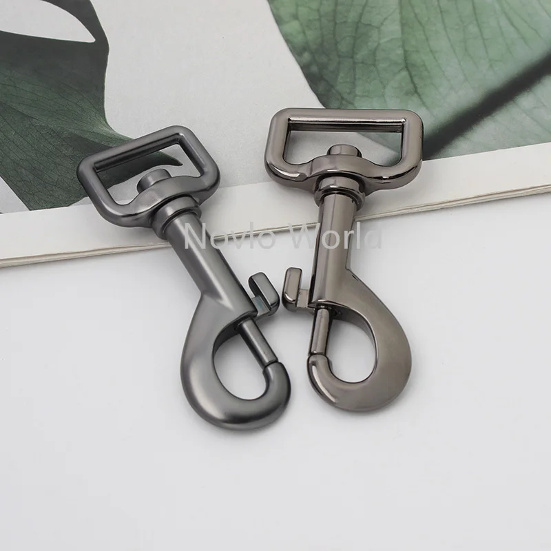 10-50 pieces 6 colors 21mm 25mm 3/4'' 1'' matte silver metal swivel hook for chains purse snap hook belt connector buckles
