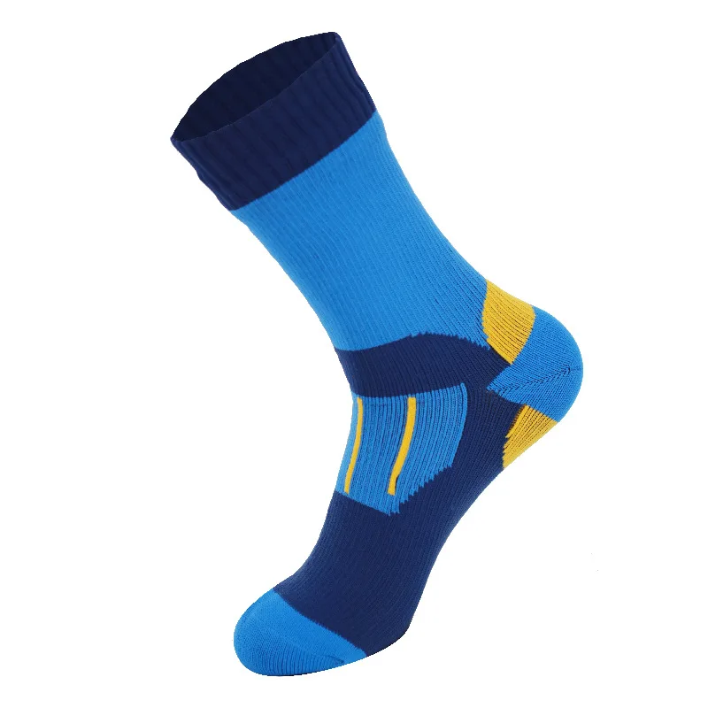 Xlwsbcr Mid-tube Ski Socks Cycling Camping Sports Wading Breathable Warm Men's and women's Outdoor Waterproof Socks