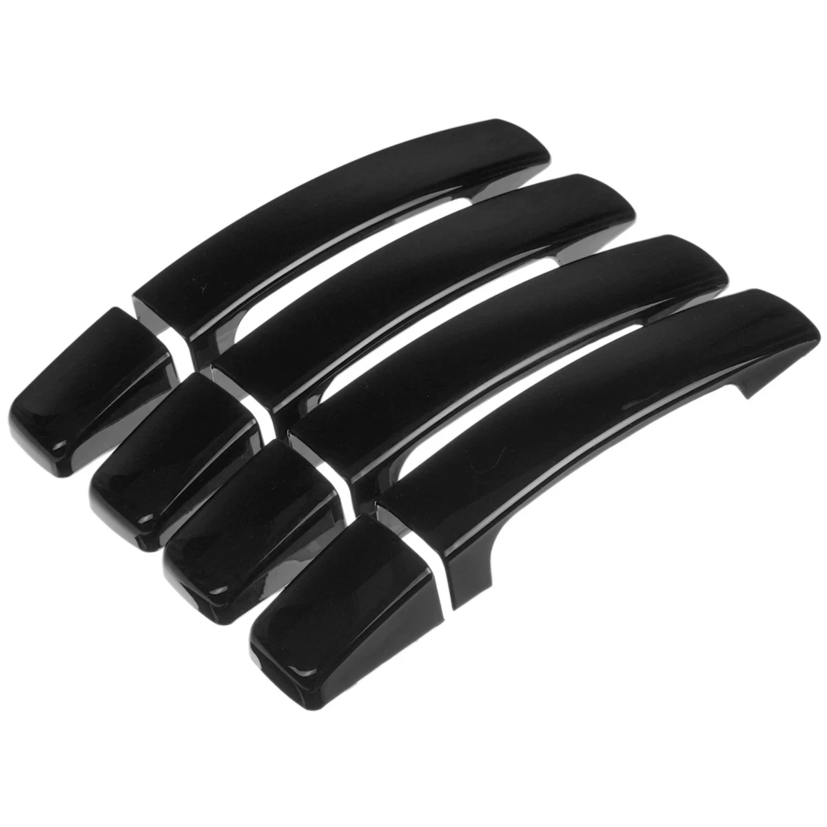 8 шт. глянцевые черные накладки на дверные ручки отделка для Land Rover Range Sport Discovery 3