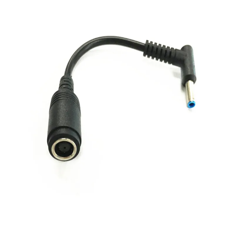 

7.4*5.0 Female To 4.5*3.0 Elbow 7.4 To 4.5 Suitable for HP Dell Blue Tips Power Adapter Cable 13 Cm Adapter Connector Cable