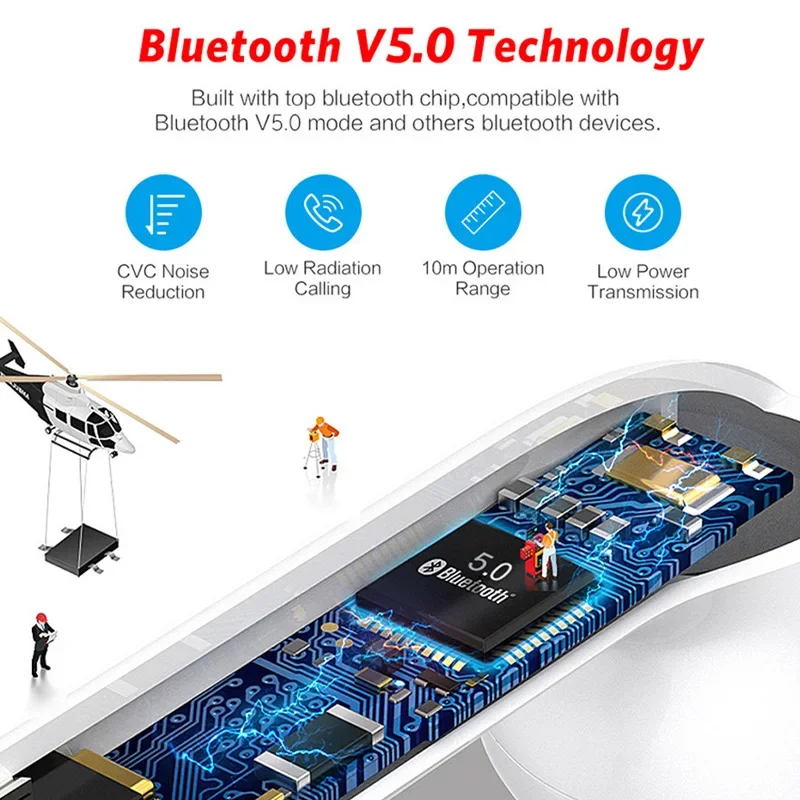 Bluetooth-гарнитура TWS I12 Macaron