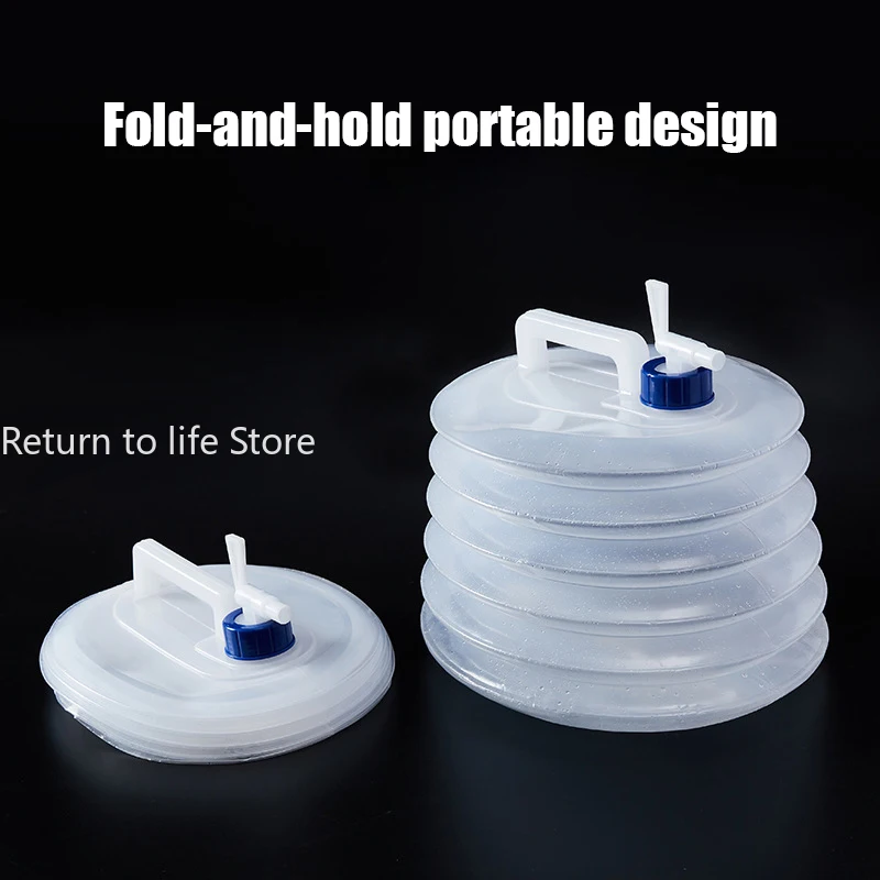 Складное ведро для воды объемом 3-15 л портативный автомобильный смеситель с