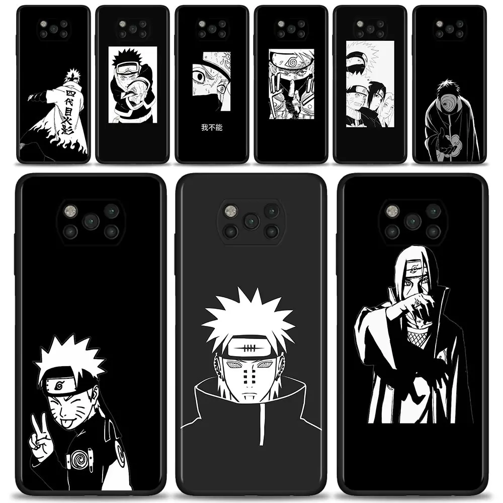 

Phone Case For Xiaomi Poco X3 NFC M3 pro F1 F3 GT Mi Civi 10T 9T Note 10 10Lite 10T 11T Cover Naruto Kakashi Hatake
