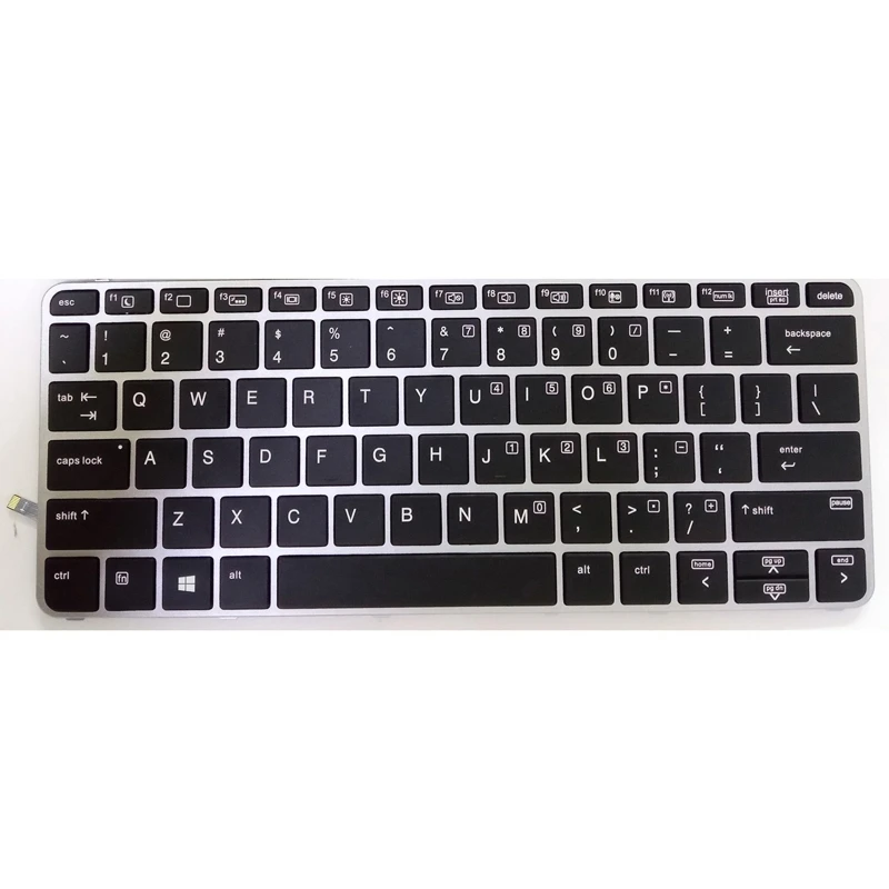 

Клавиатура для ноутбука с английской раскладкой для HP EliteBook 820 G3 820 G4 725 G3 725 G4 Клавиатура для ноутбука 290x150мм