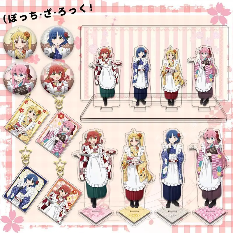 Аниме-фигурка BOCCHI THE ROCK Yamada Ryo Gotoh Hitori кимоно для косплея акриловая подставка