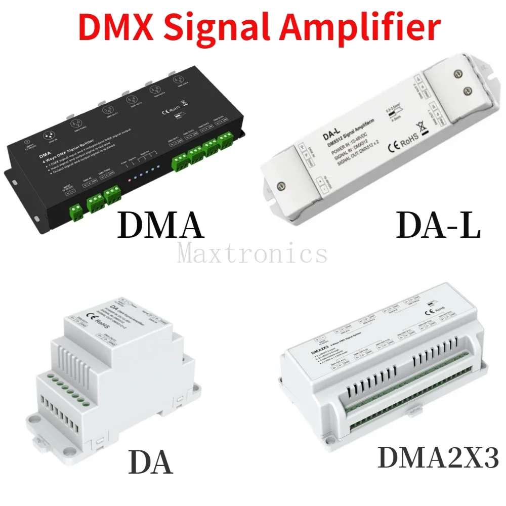 Усилитель сигнала DMX512 Повторитель сигнала DMA 4-канальный DA-L 2-канальный DMA2X3 6-полосный разветвитель сигнала DMX DC12-36V для светодиодной ленты (art.: 3920cfdd94ccd) - 3920cfdd94ccd