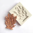 МОРСКАЯ ФОРМА коралла силиконовая форма для помадки инструменты для украшения торта Форма для шоколада случайный цвет