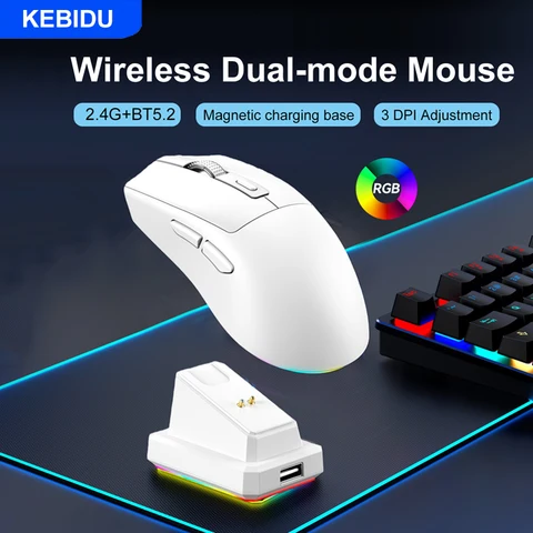 Беспроводная мышь kebidumei 2.4G RGB