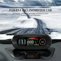 wyobd p18 gps hud car digital inclinometer slope meter pitch angle off road vehicle head up display fits all cars