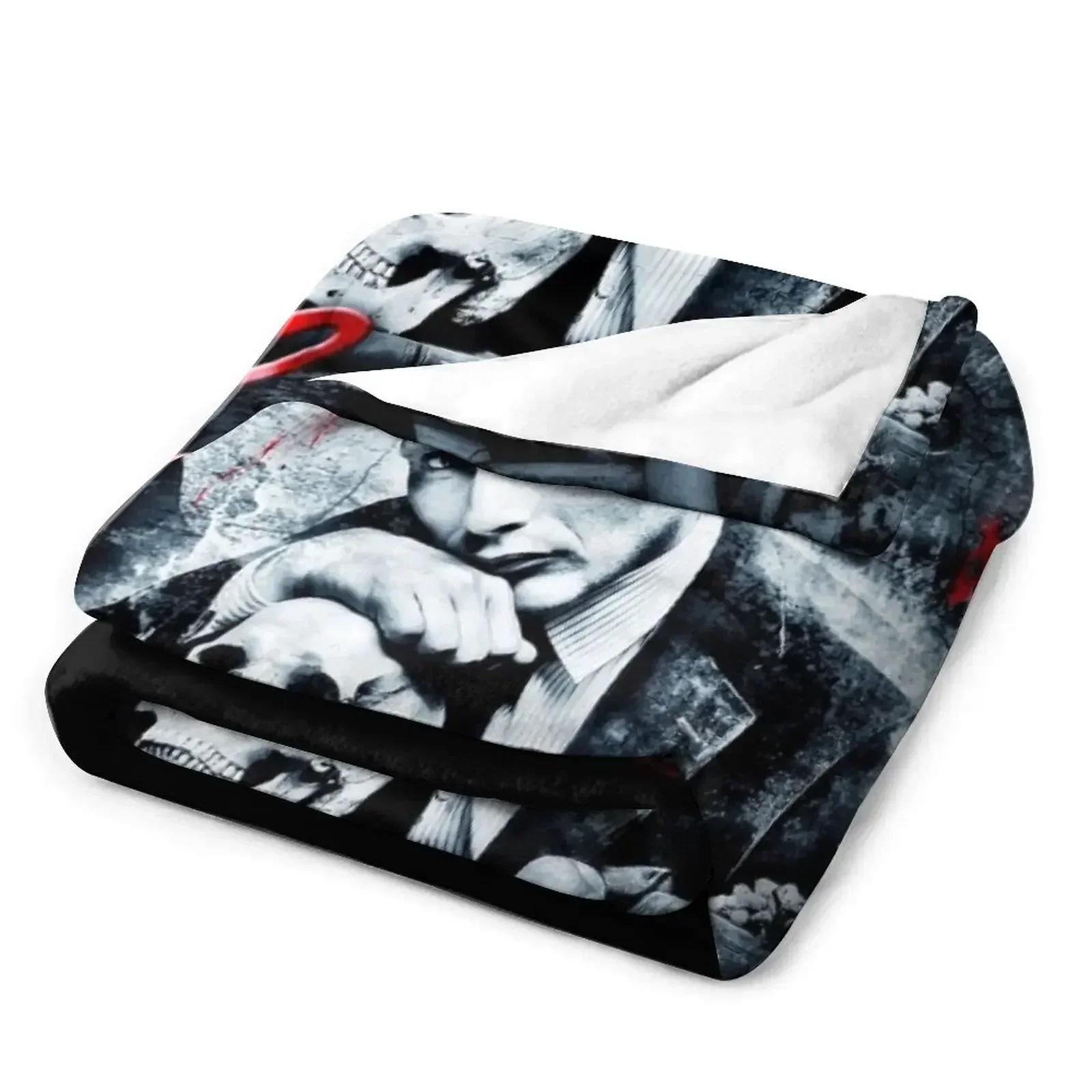 Ганнибал Лектер - Декоративное одеяло с дизайном черепа пушистая кровать плед