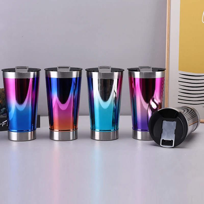 

Thermal Tumbler Gradient 304 Stainless Steel Thermostat Vacuum Self Contained Bottle Opener Beer Cup