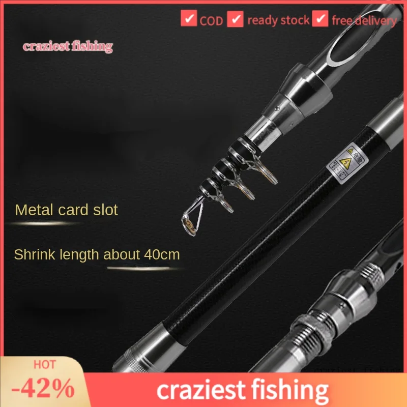 

Goods for Fishing Rod Casting Spinning Rods Carp Accessories Telescopic Pole Carpfishing Catfish Cane Rockfishing