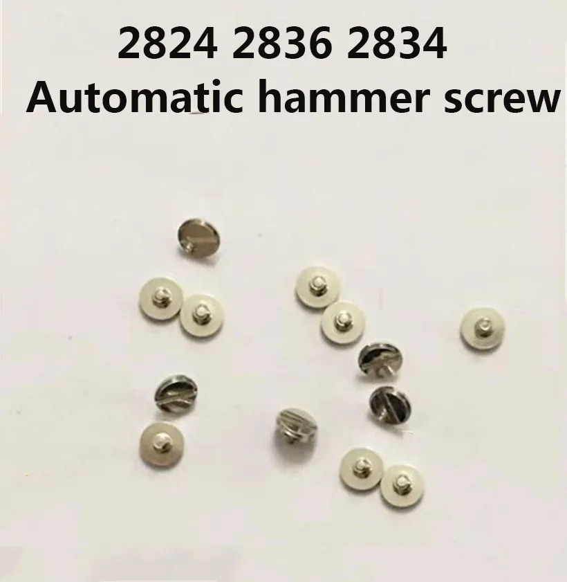 

Watch Movement Accessories Suitable For 2824 2836 2834 Machinery Movement Automatic Hammer Screws Parts