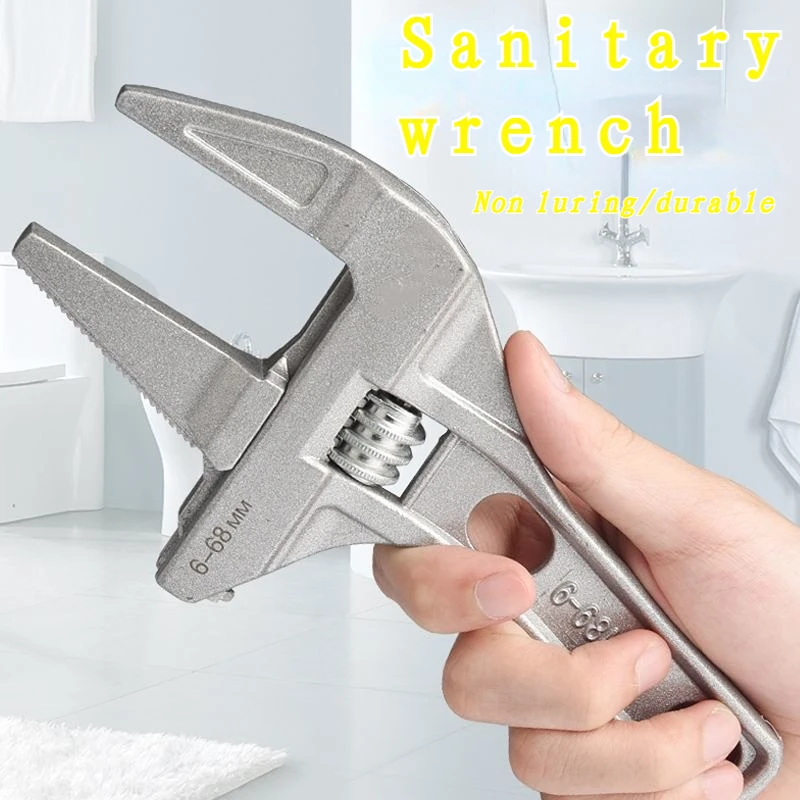 

Многофункциональный большой раздвижной гаечный ключ для ванной комнаты, инструмент для установки водонагревателя