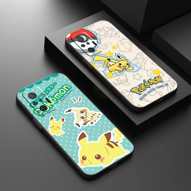 

Cartoon Pokémon Phone Case For Xiaomi Redmi 7 8 7A 8A 9 9i 9AT 9T 9A 9C Note 7 8 2021 8T 8 Pro Silicone Cover Funda Back