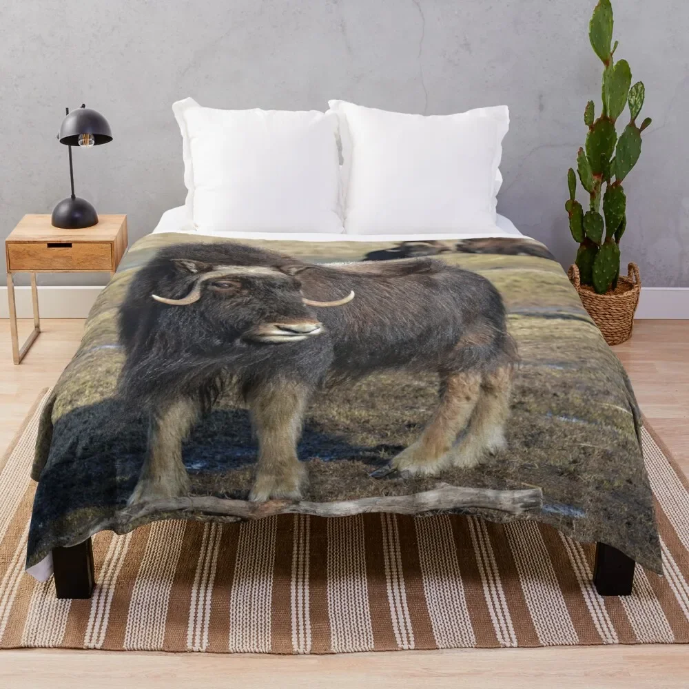 Одеяло Arctic Muskox пушистые мягкие фланелевые одеяла