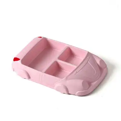 

Baby Feeding Bowl Bamboo Fiber Dinner Plate Baby Snacks Fruit Plate Kindergarten Children Eating Cartoon Car Shaped Tableware